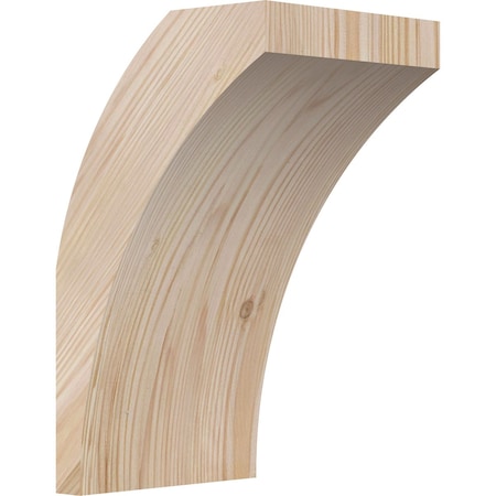 5 1/2"W x 6"D x 10"H Thorton Smooth Knee Brace, Douglas Fir